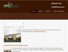 Tablet Screenshot of nfascout.com